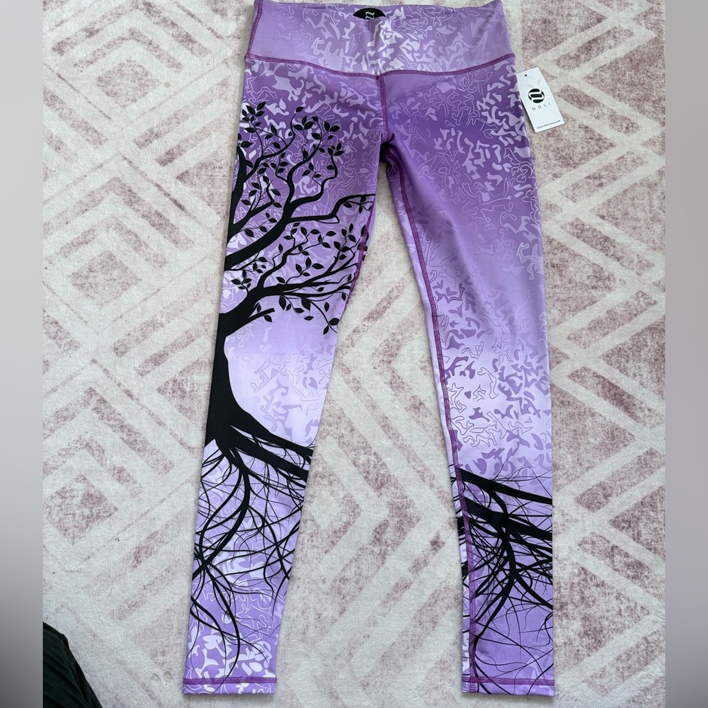 Noli Lavender Patterned Leggings